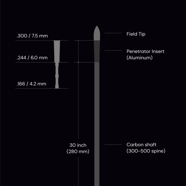 Ballista Fractura Hunting Arrows