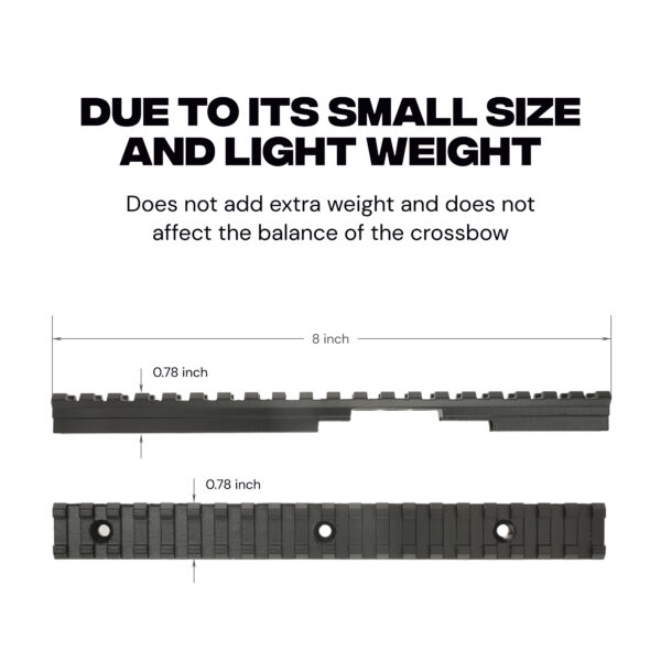 Bottom Picatinny Rail for Ballista Bat Reverse Pistol Crossbow - Image 11