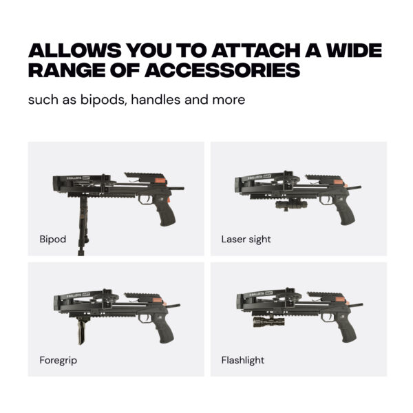 Bottom Picatinny Rail for Ballista Bat Reverse Pistol Crossbow - Image 8