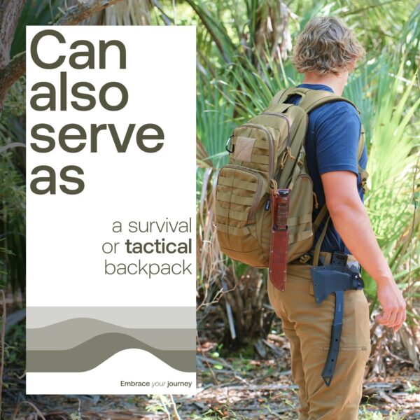 RIVER ROAD Huntex 40L Tactical Backpack for Hunting, Hiking Travel - 6 Colors - Image 4